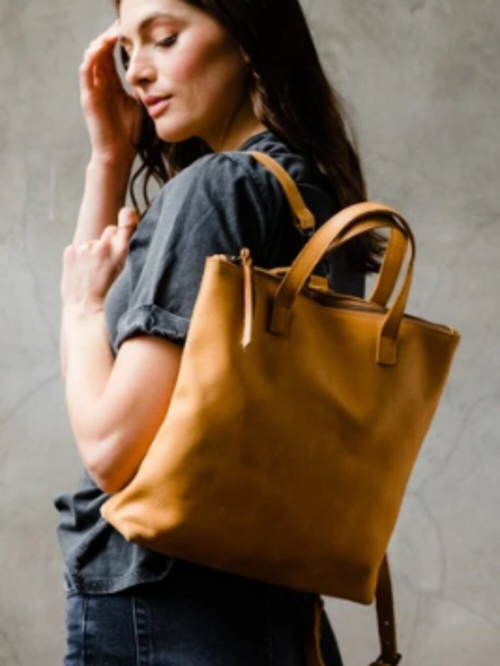 Abel Leather Backpack